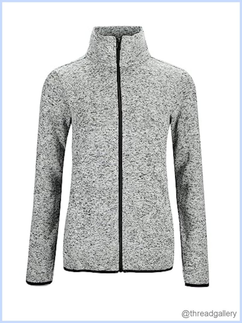 Dolcevida Women's Sweater Fleece Zip Up Jacket with Pockets